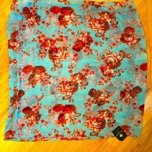 Ria Fashion flower infinity scarf